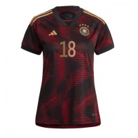 Tyskland Jonas Hofmann #18 Fotballklær Bortedrakt Dame VM 2022 Kortermet